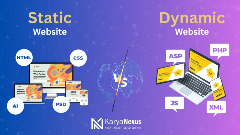 Static vs Dynamic Website Comparison